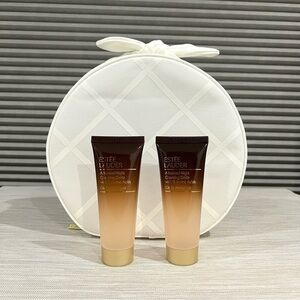 Estee Lauder Advanced Night Cleansing Gelée 2.5 oz set of 2 and Makeup Cass